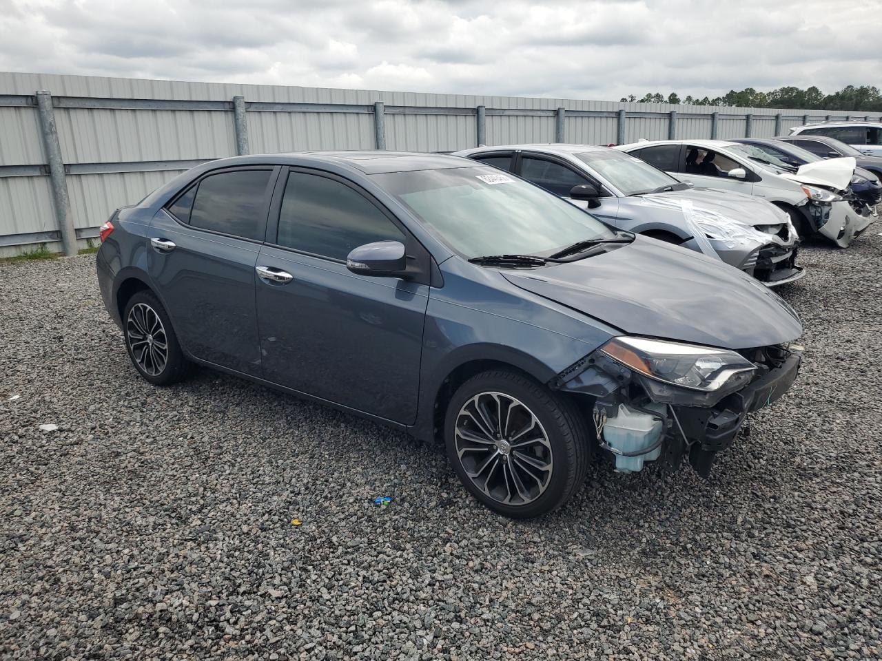 2015 Toyota Corolla S Plus Gray vin: 2T1BURHE3FC357706