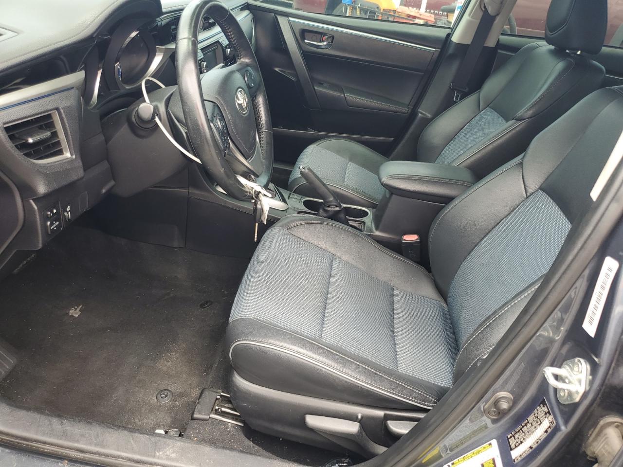 2015 Toyota Corolla S Plus Gray vin: 2T1BURHE3FC357706