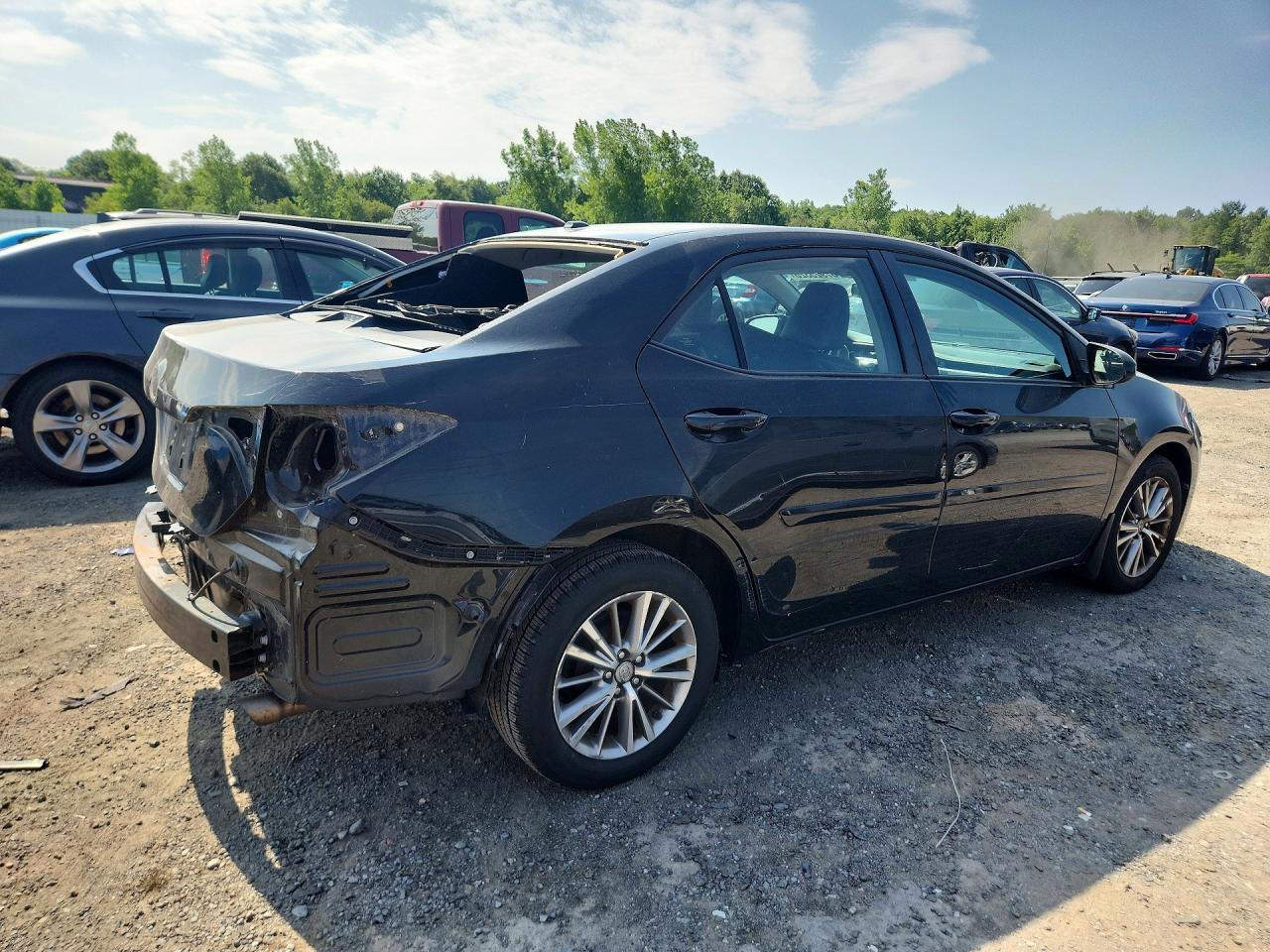 2015 Toyota Corolla Le Premium Black vin: 2T1BURHE3FC359228