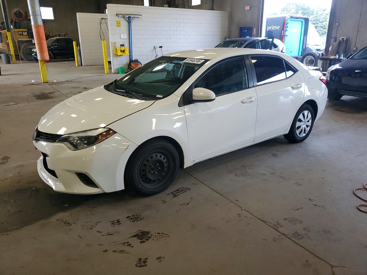 2015 Toyota Corolla Le White vin: 2T1BURHE3FC360766