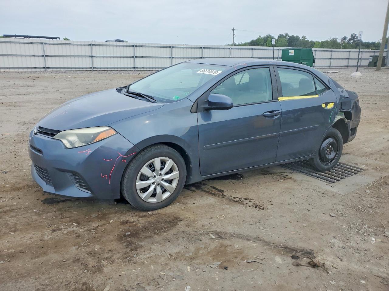 2015 Toyota Corolla Le Gray vin: 2T1BURHE3FC368883