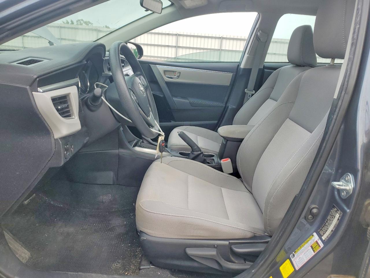 2015 Toyota Corolla Le Gray vin: 2T1BURHE3FC368883