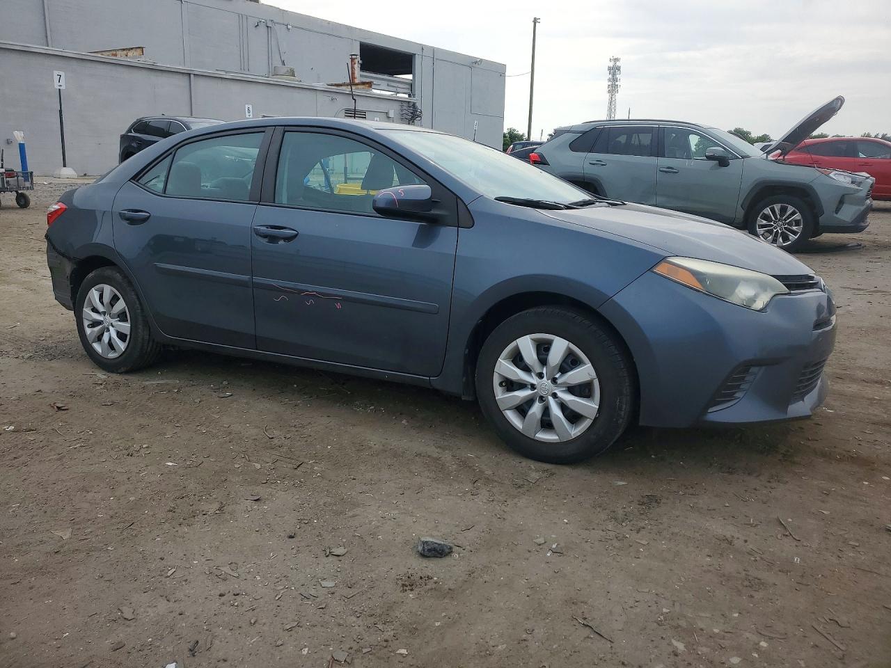2015 Toyota Corolla Le Gray vin: 2T1BURHE3FC368883