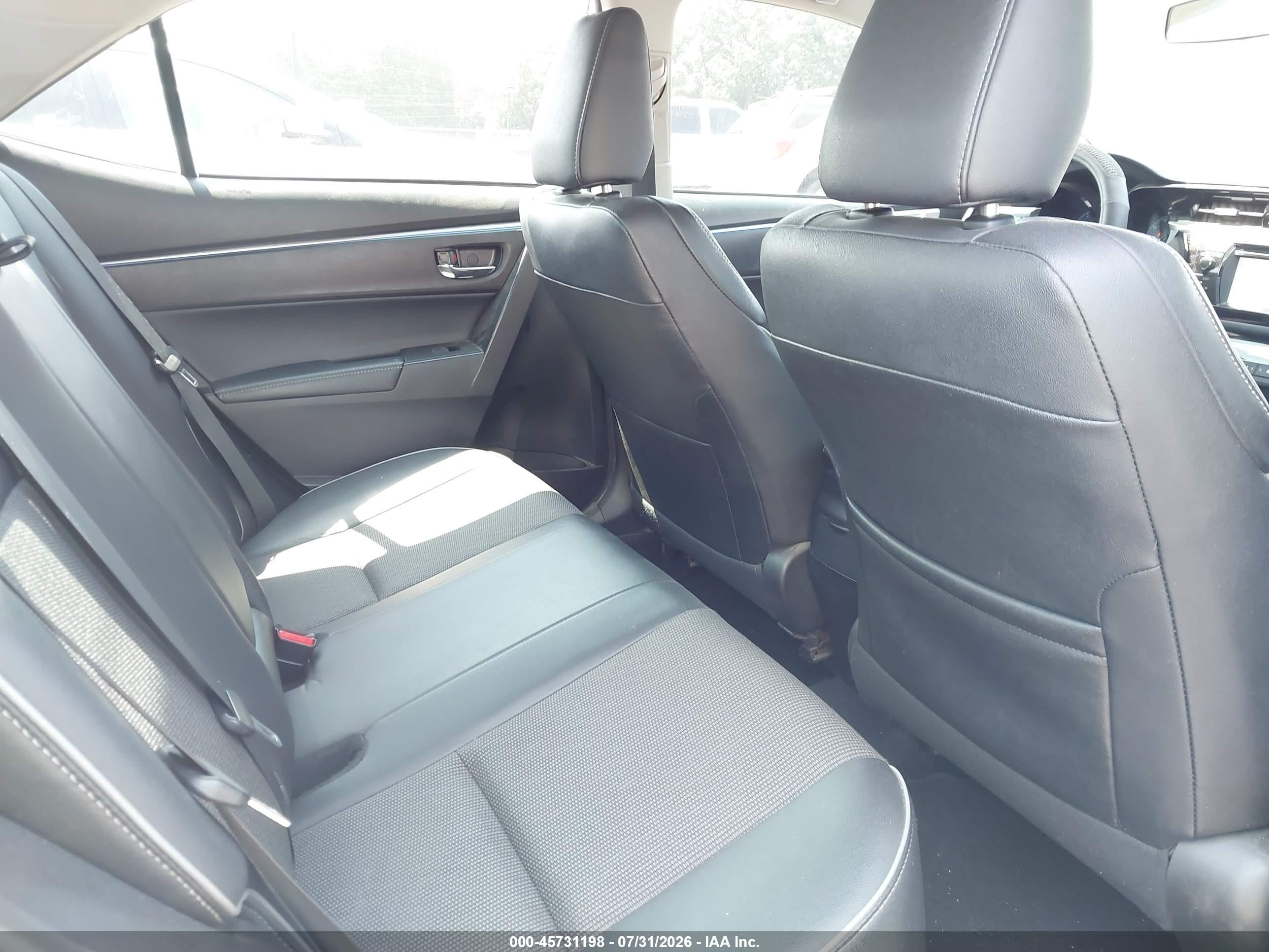 2015 Toyota Corolla S Plus White vin: 2T1BURHE3FC372612
