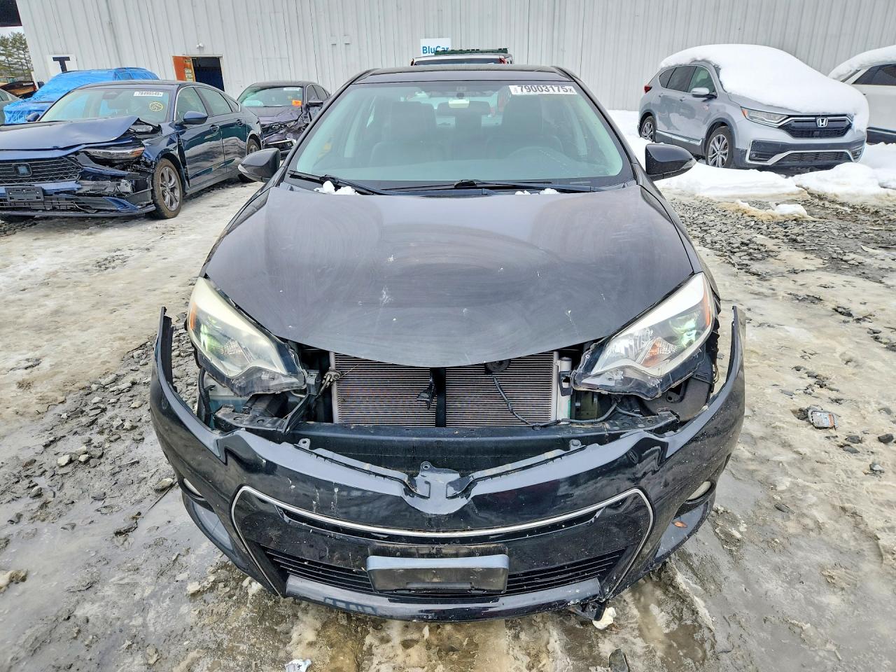 2015 Toyota Corolla S Plus Black vin: 2T1BURHE3FC381682