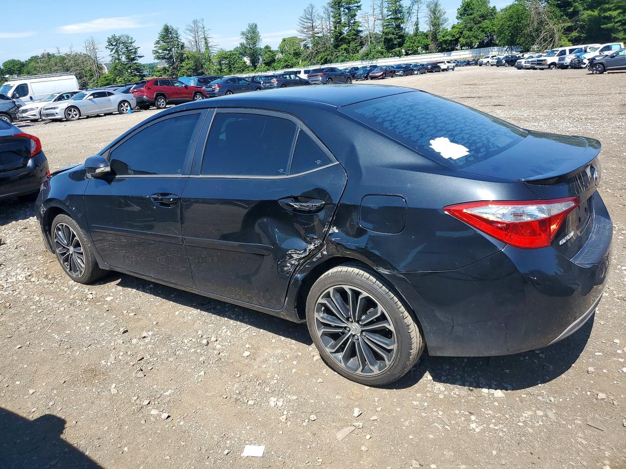 2015 Toyota Corolla S Plus Черный vin: 2T1BURHE3FC390673