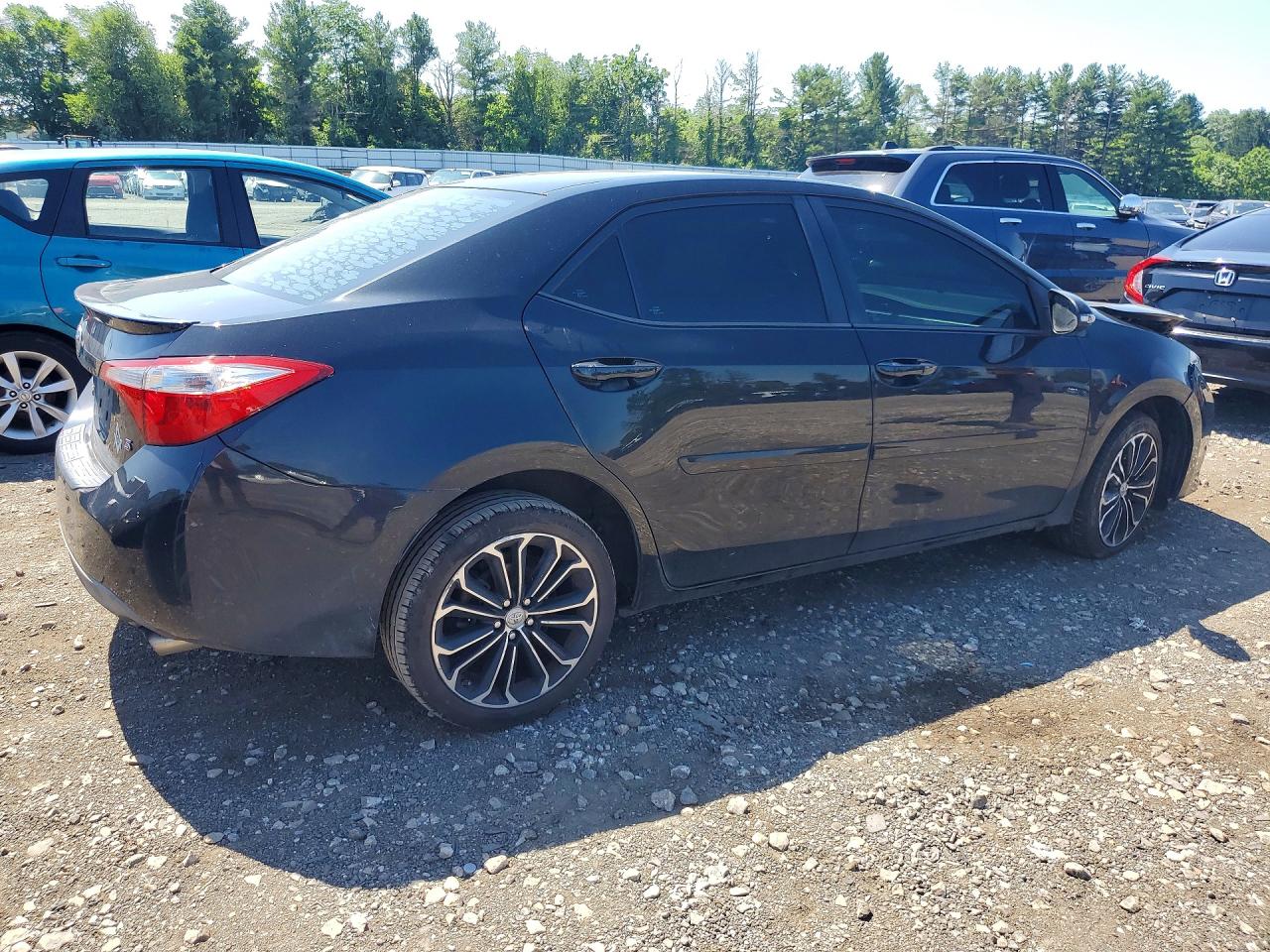 2015 Toyota Corolla S Plus Черный vin: 2T1BURHE3FC390673