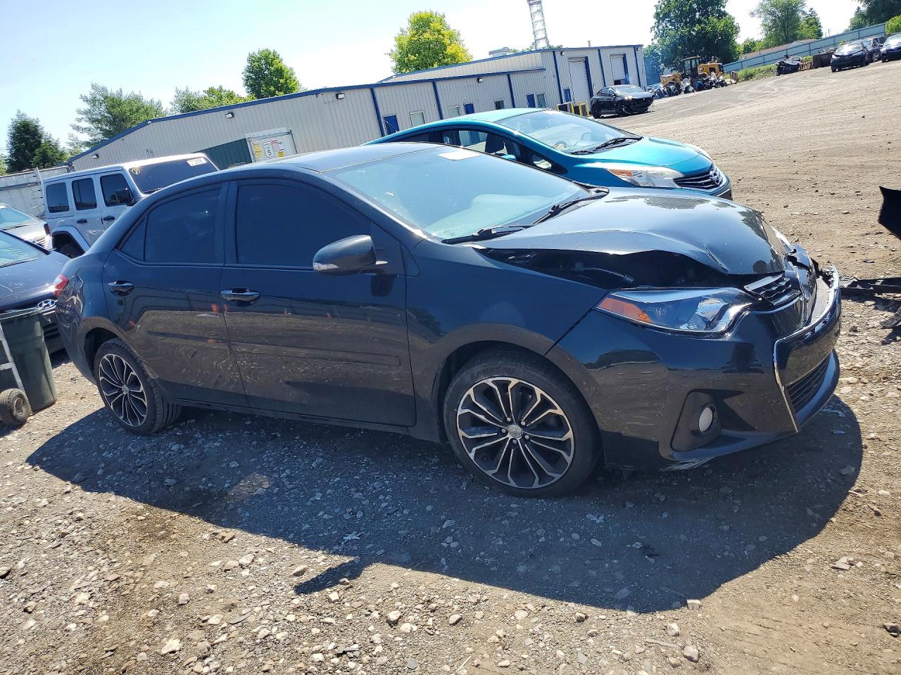 2015 Toyota Corolla S Plus Черный vin: 2T1BURHE3FC390673