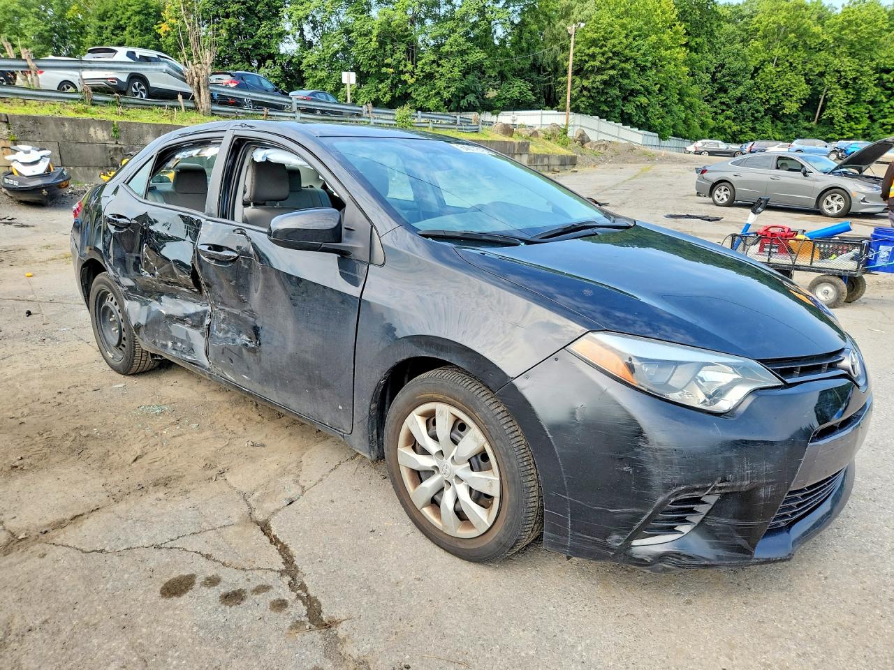 2015 Toyota Corolla Le Black vin: 2T1BURHE3FC392519