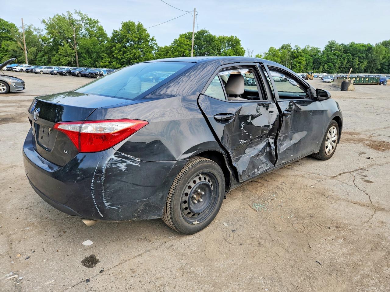 2015 Toyota Corolla Le Black vin: 2T1BURHE3FC392519