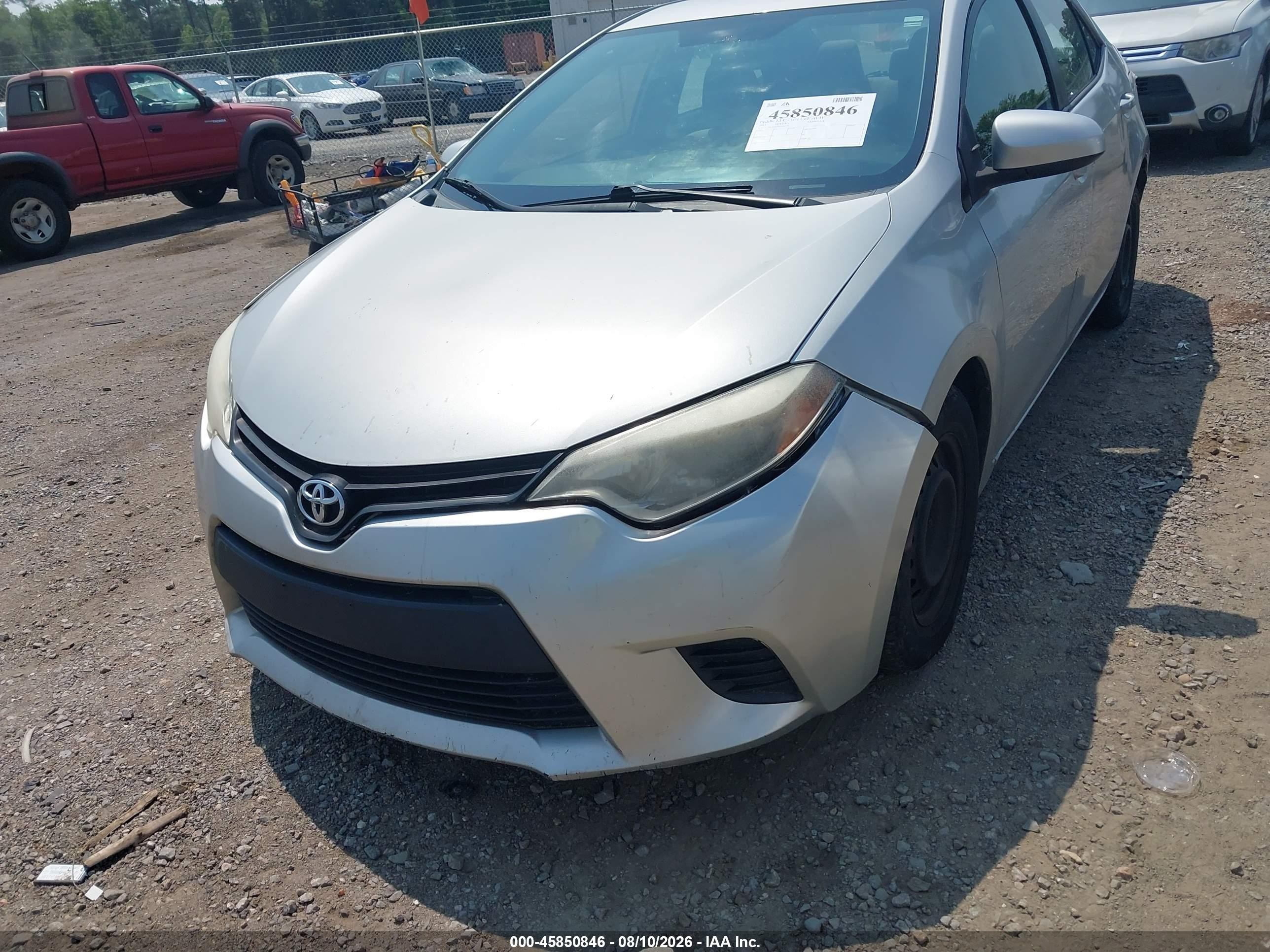 2015 Toyota Corolla L Серебряный vin: 2T1BURHE3FC394335