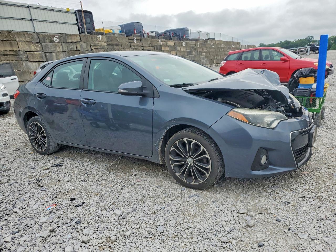 2015 Toyota Corolla S Plus Gray vin: 2T1BURHE3FC397204