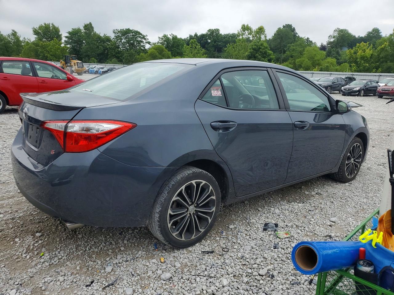 2015 Toyota Corolla S Plus Gray vin: 2T1BURHE3FC397204