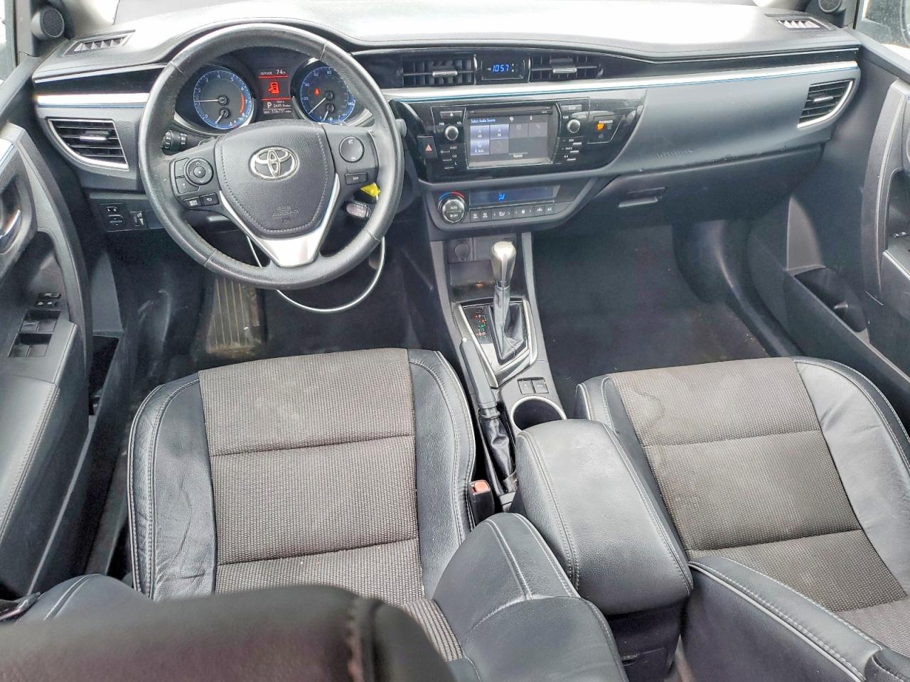 2015 Toyota Corolla S Plus Gray vin: 2T1BURHE3FC397204