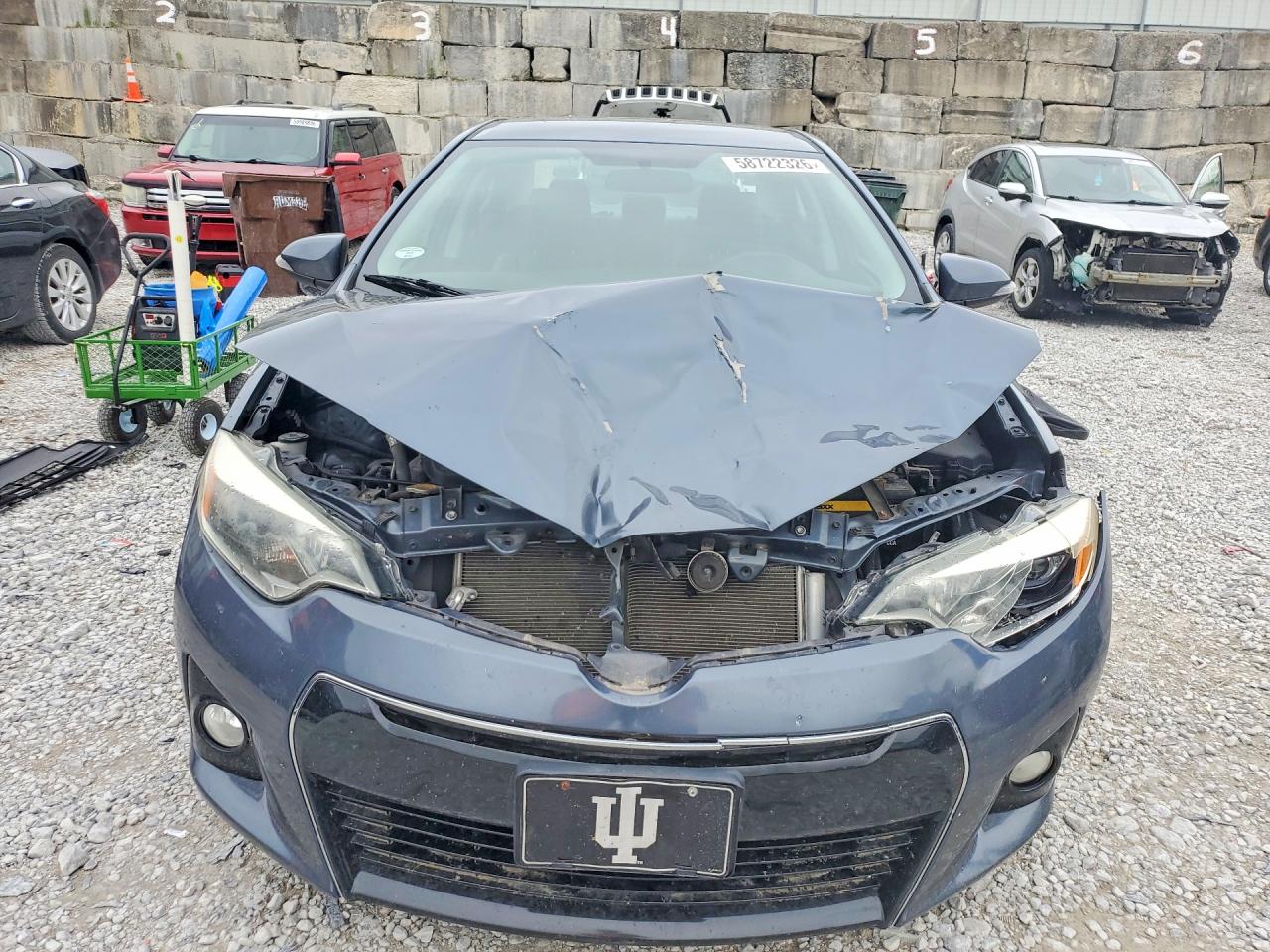 2015 Toyota Corolla S Plus Gray vin: 2T1BURHE3FC397204