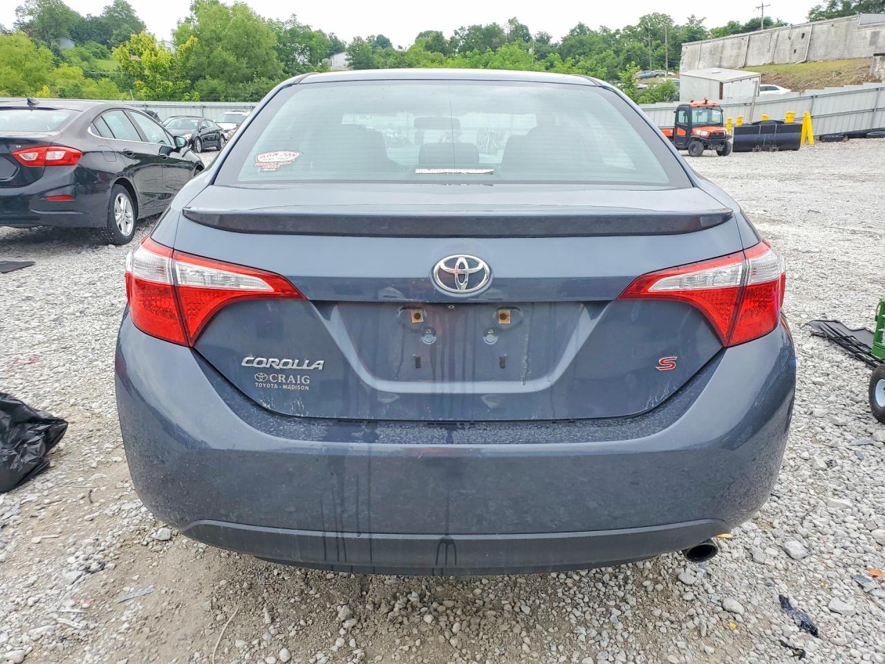 2015 Toyota Corolla S Plus Gray vin: 2T1BURHE3FC397204