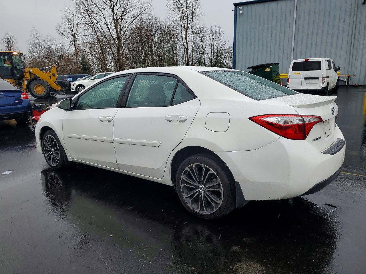 2015 Toyota Corolla White vin: 2T1BURHE3FC418388