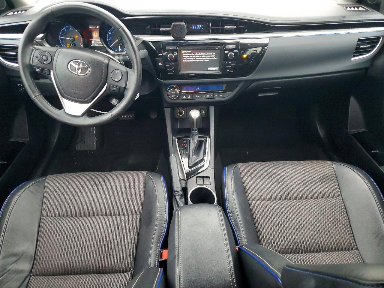 2015 Toyota Corolla White vin: 2T1BURHE3FC418388