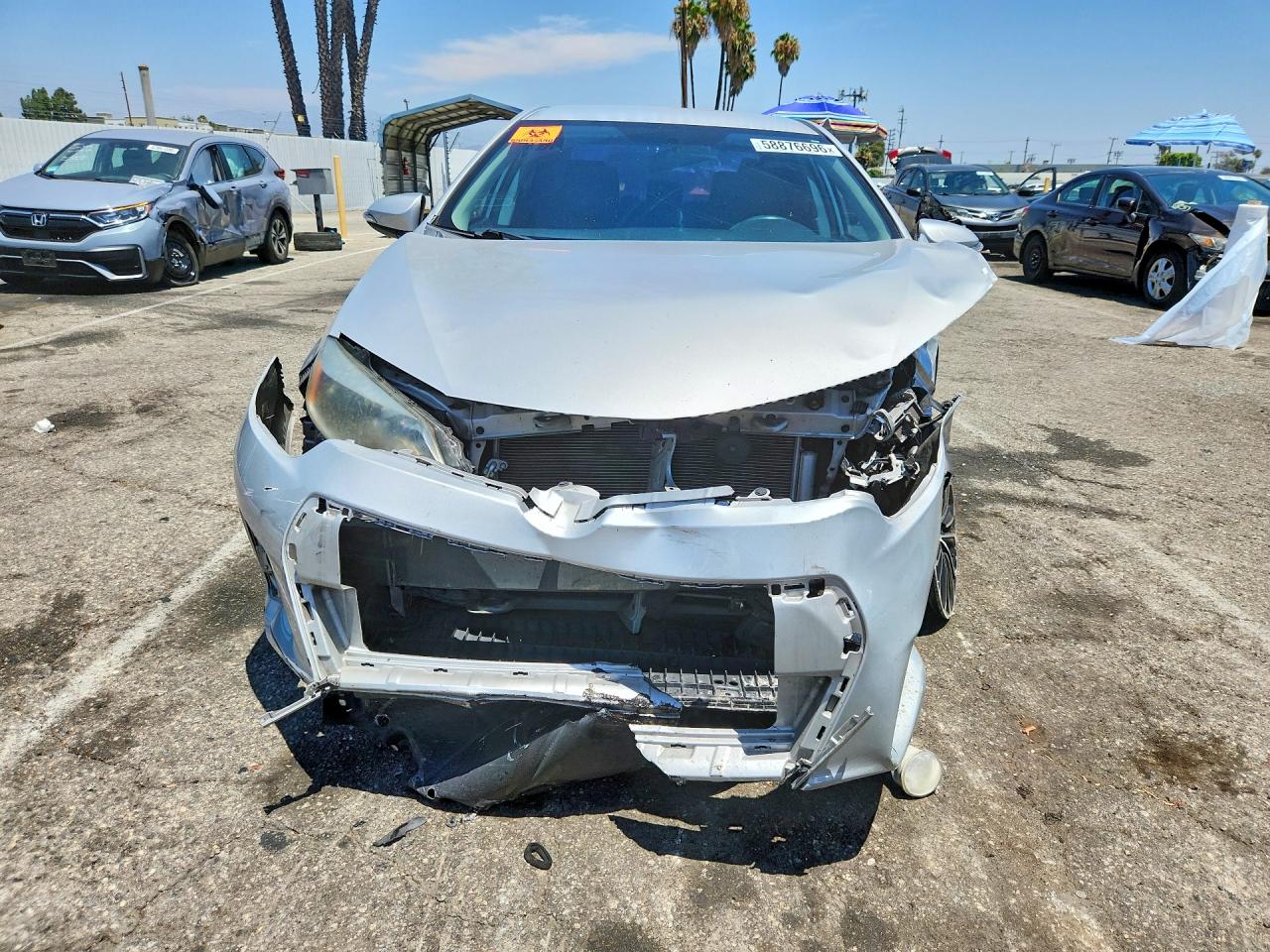 2015 Toyota Corolla S Plus Silver vin: 2T1BURHE3FC420934