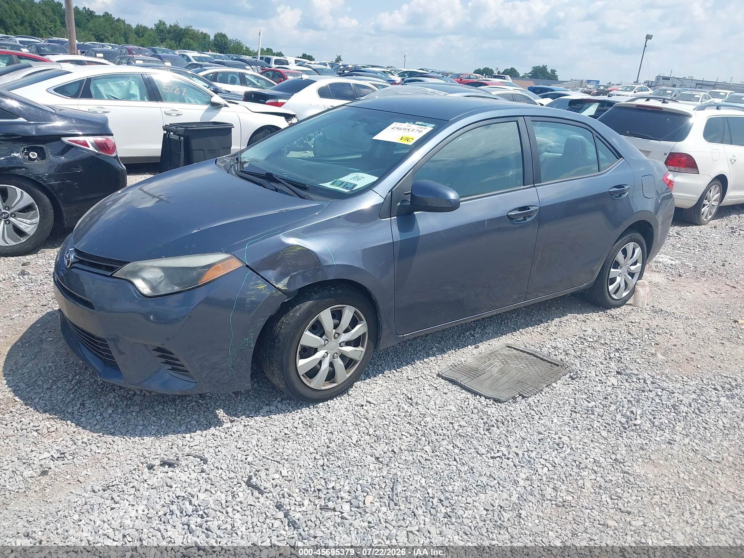 2015 Toyota Corolla Le Black vin: 2T1BURHE3FC434901