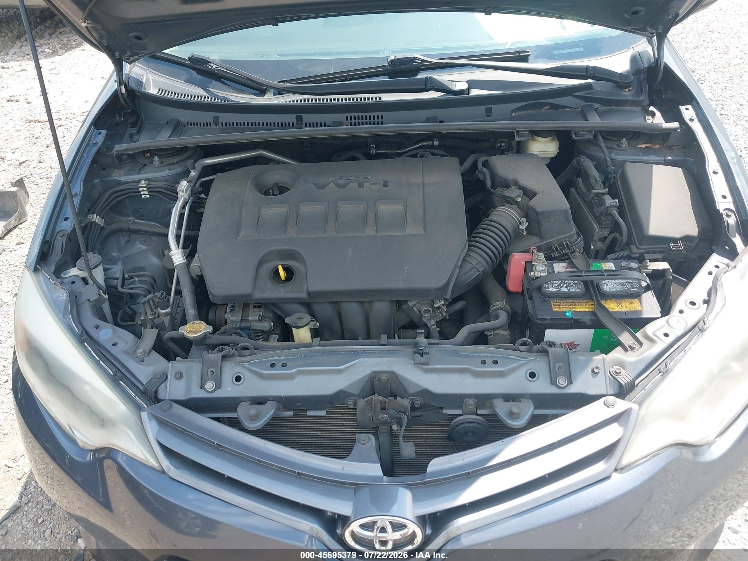 2015 Toyota Corolla Le Black vin: 2T1BURHE3FC434901