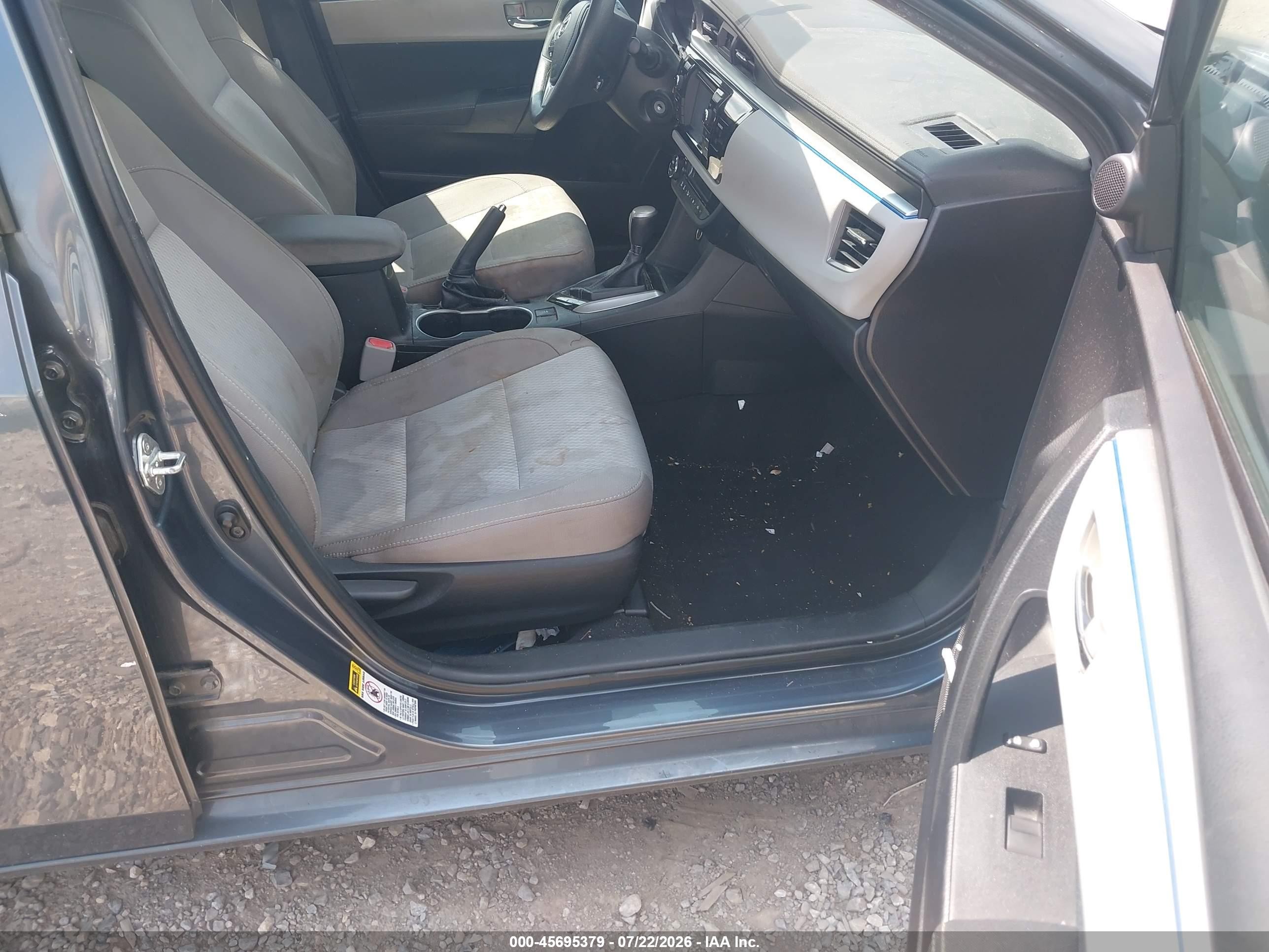 2015 Toyota Corolla Le Black vin: 2T1BURHE3FC434901