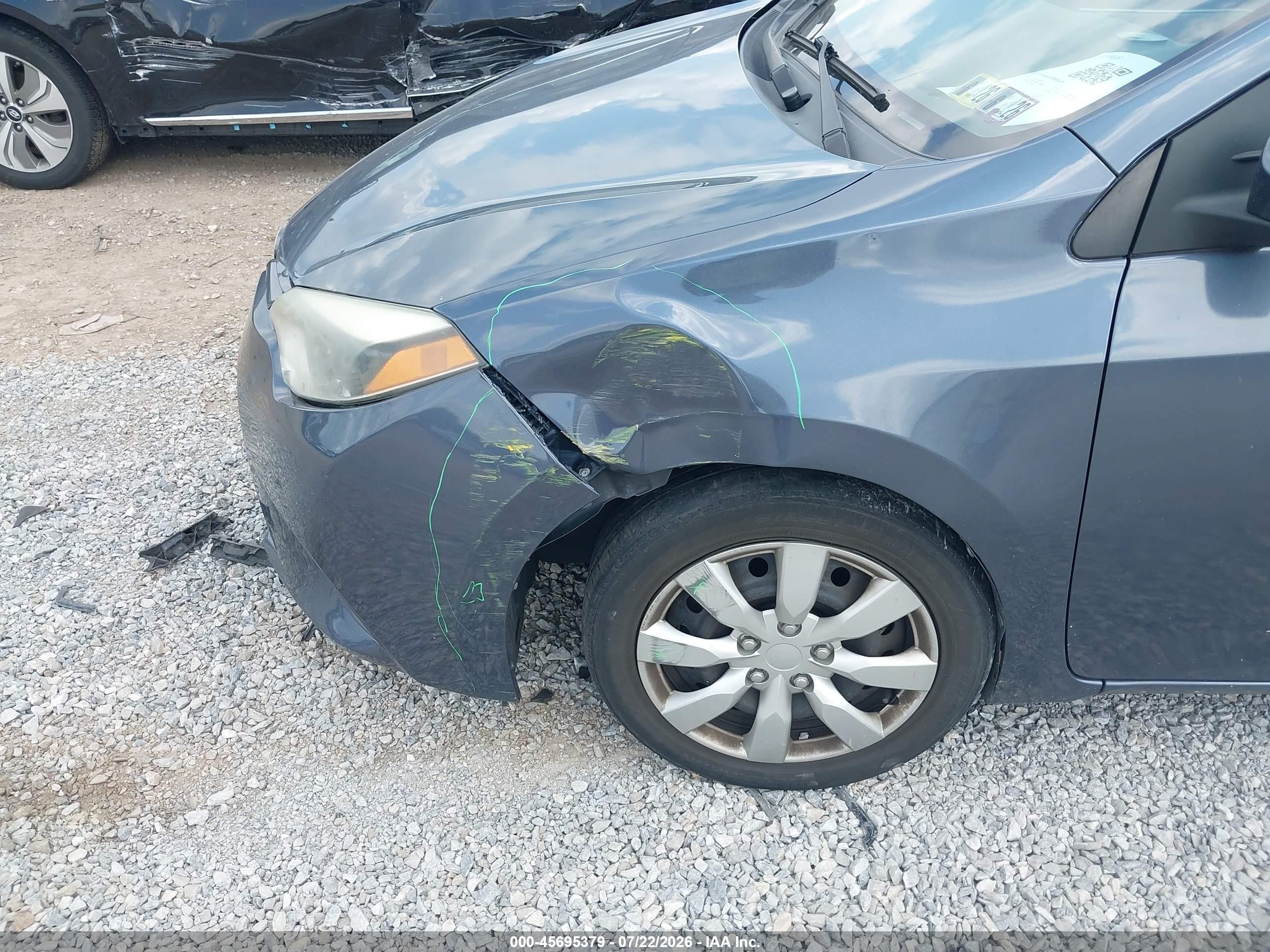 2015 Toyota Corolla Le Black vin: 2T1BURHE3FC434901
