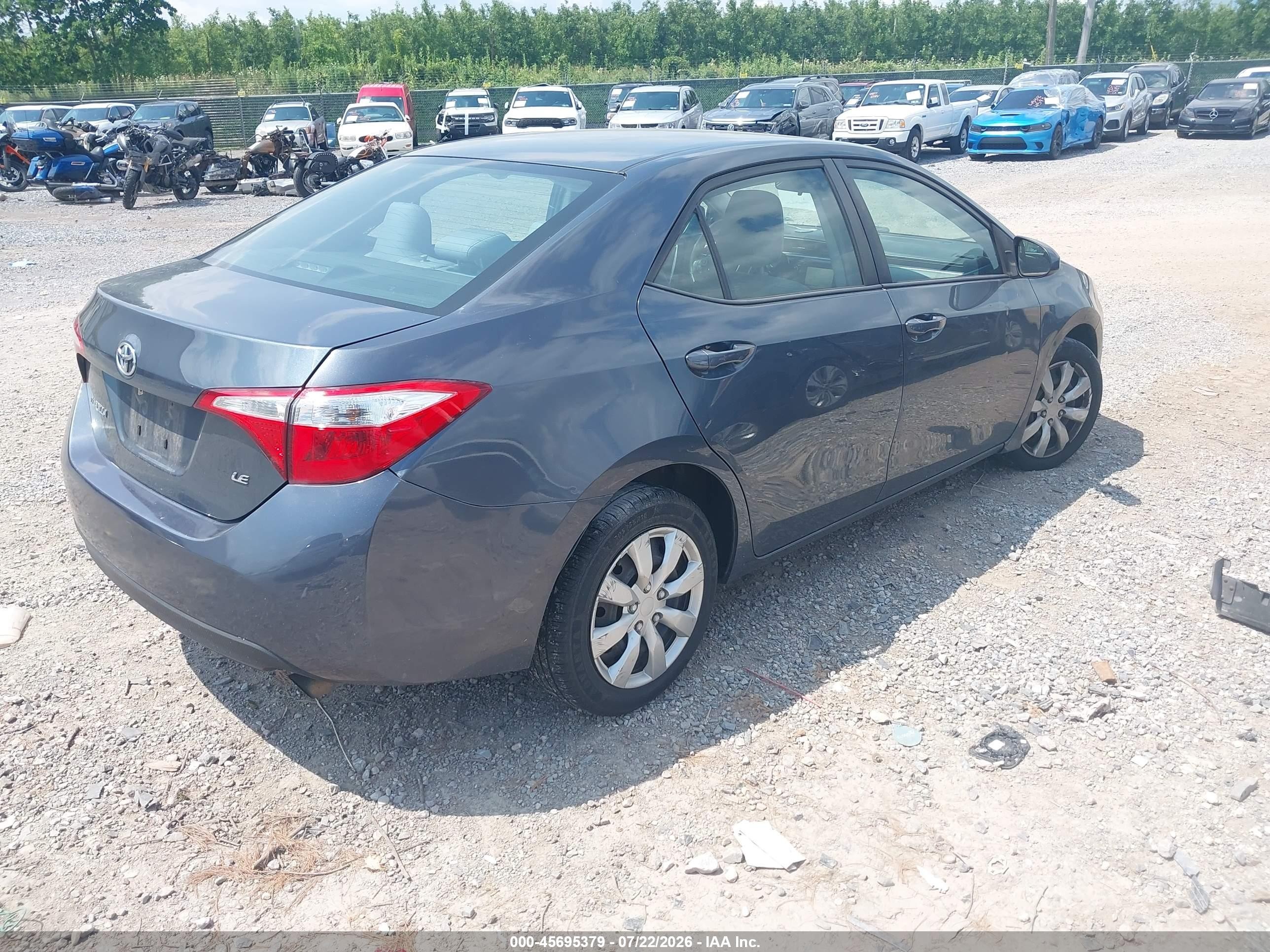 2015 Toyota Corolla Le Black vin: 2T1BURHE3FC434901