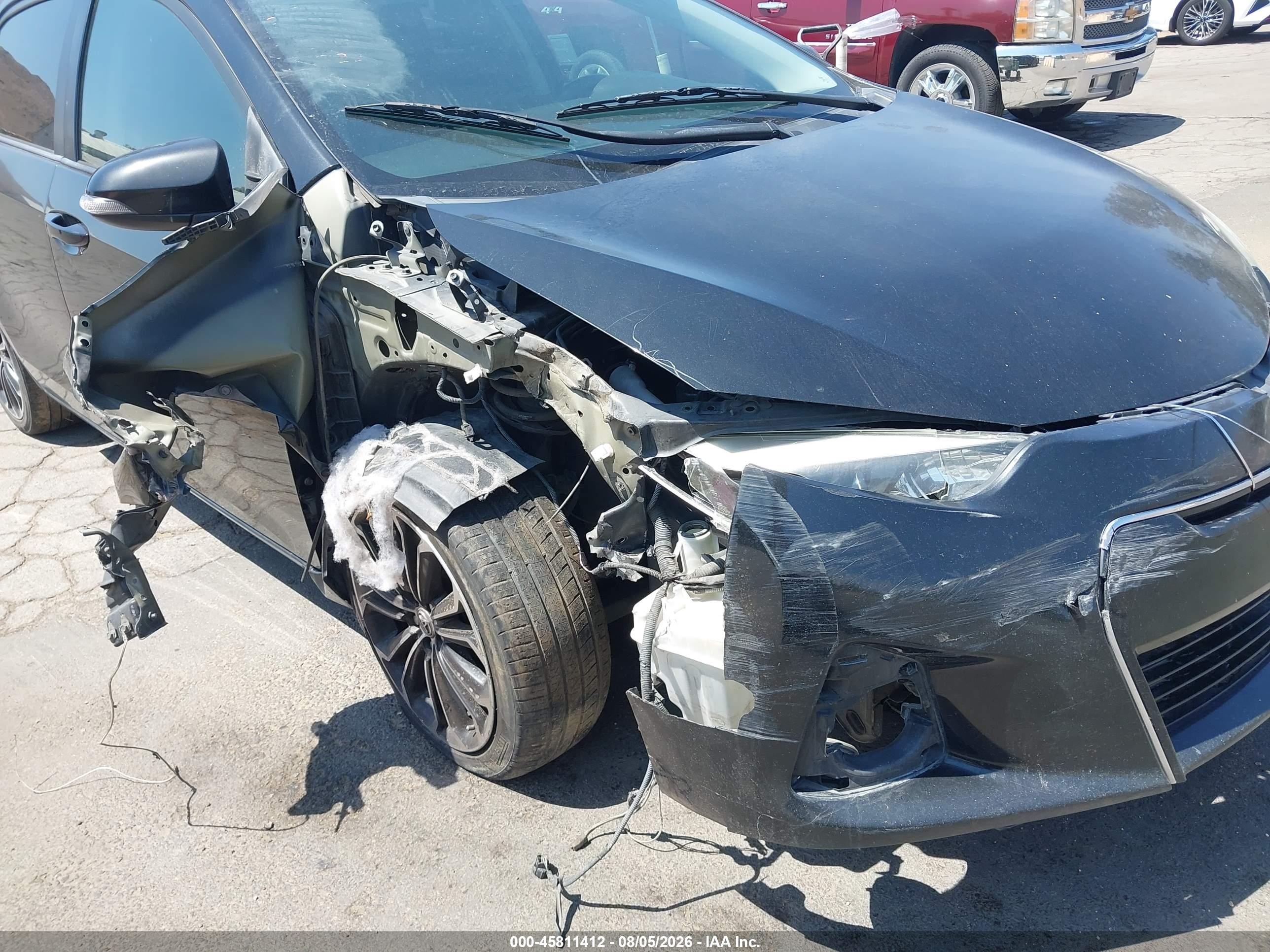 2015 Toyota Corolla S Plus Black vin: 2T1BURHE3FC446160