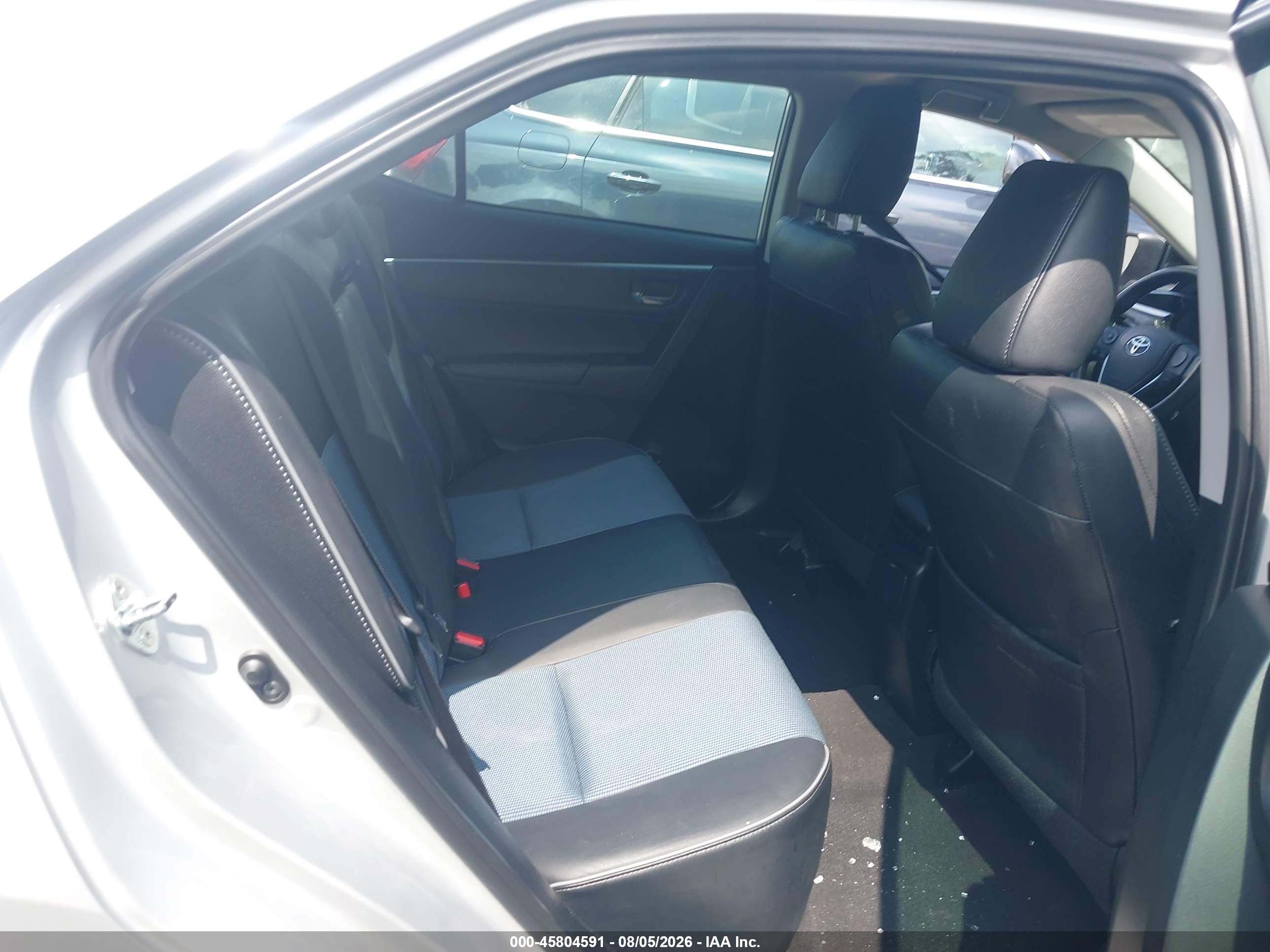 2015 Toyota Corolla S Plus Silver vin: 2T1BURHE3FC452623