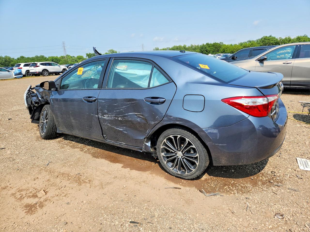 2015 Toyota Corolla S Premium Gray vin: 2T1BURHE3FC461581