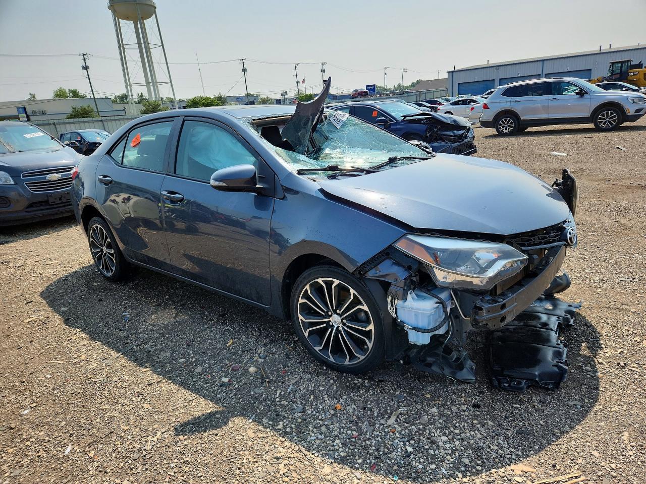2015 Toyota Corolla S Premium Gray vin: 2T1BURHE3FC461581