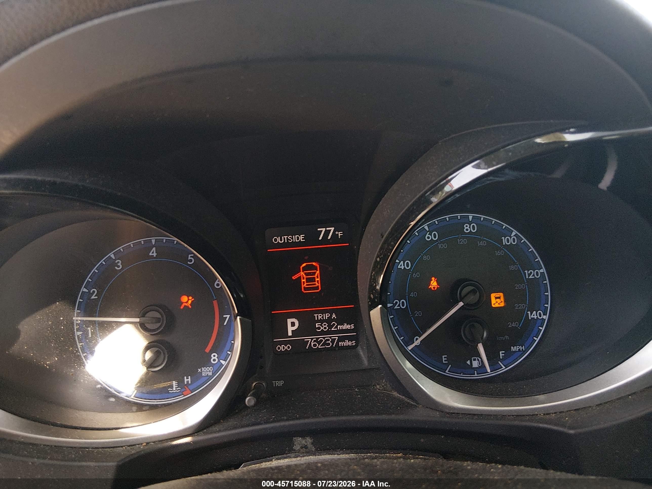 2015 Toyota Corolla S Plus Red vin: 2T1BURHE3FC461998