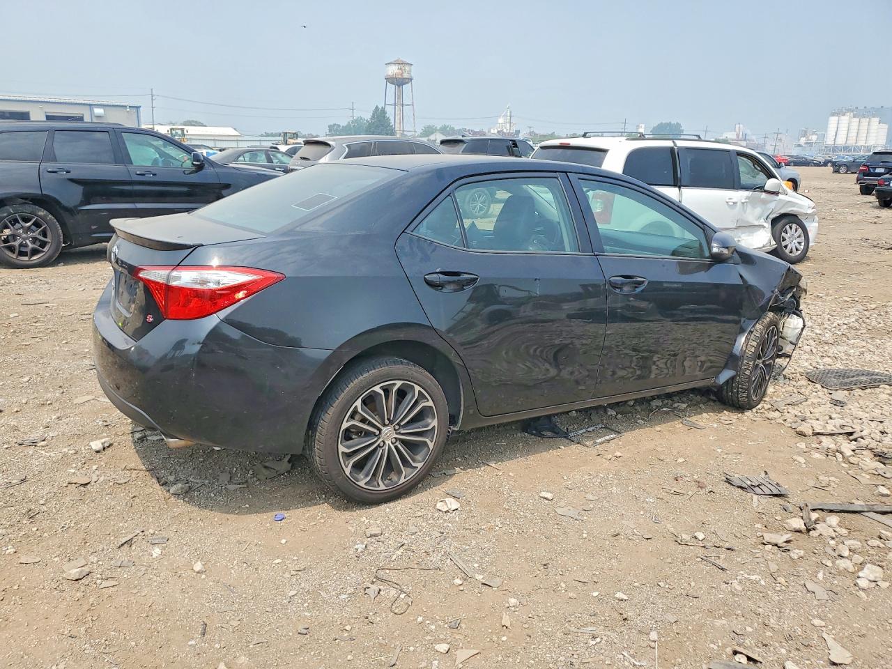 2015 Toyota Corolla S Plus Black vin: 2T1BURHE3FC462844