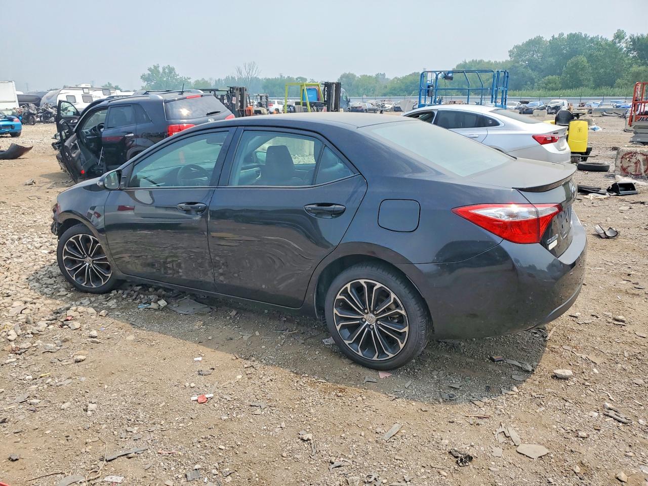 2015 Toyota Corolla S Plus Black vin: 2T1BURHE3FC462844