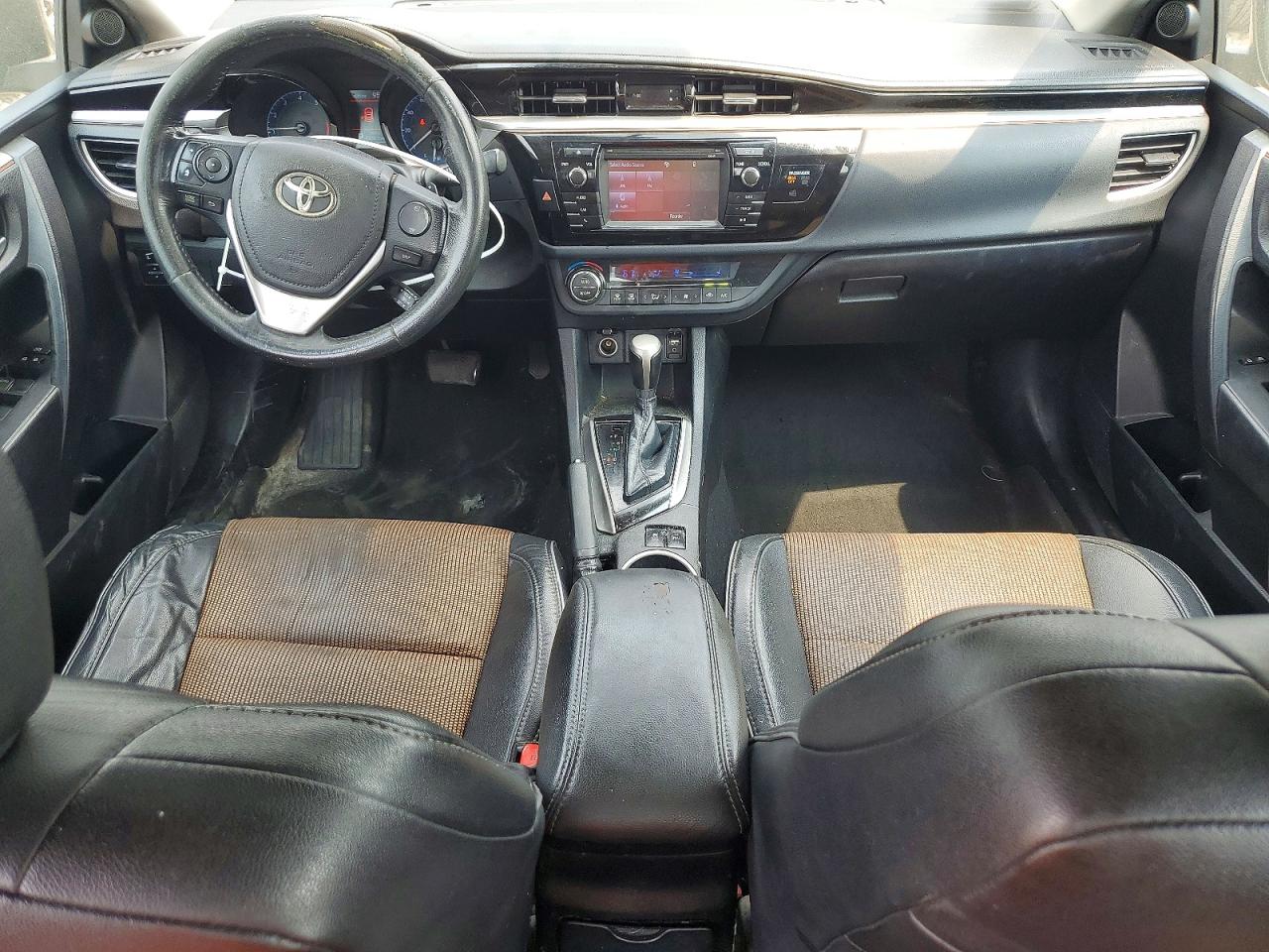 2015 Toyota Corolla S Plus Black vin: 2T1BURHE3FC462844