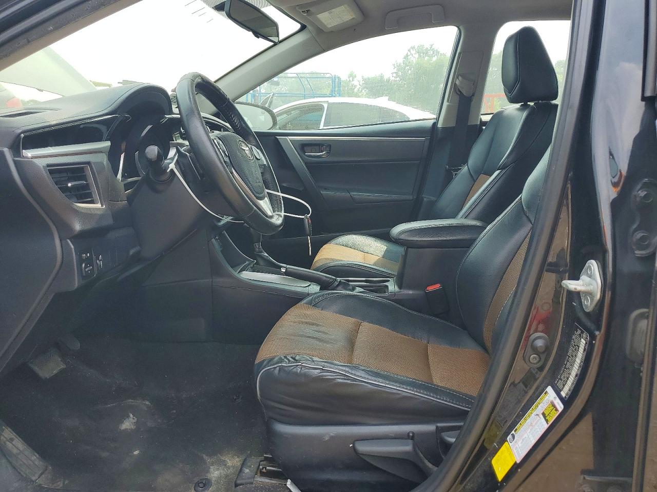 2015 Toyota Corolla S Plus Black vin: 2T1BURHE3FC462844