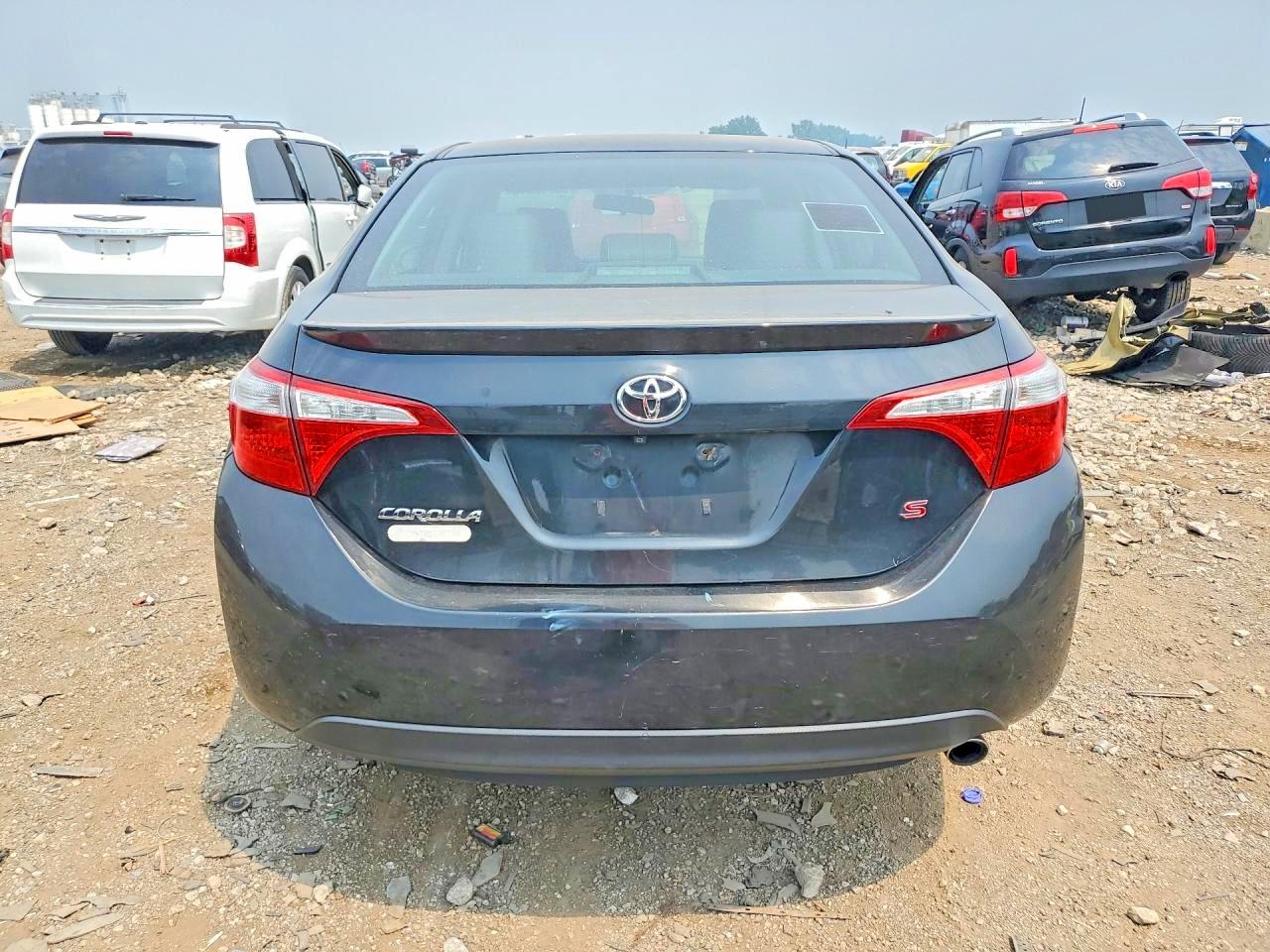 2015 Toyota Corolla S Plus Black vin: 2T1BURHE3FC462844