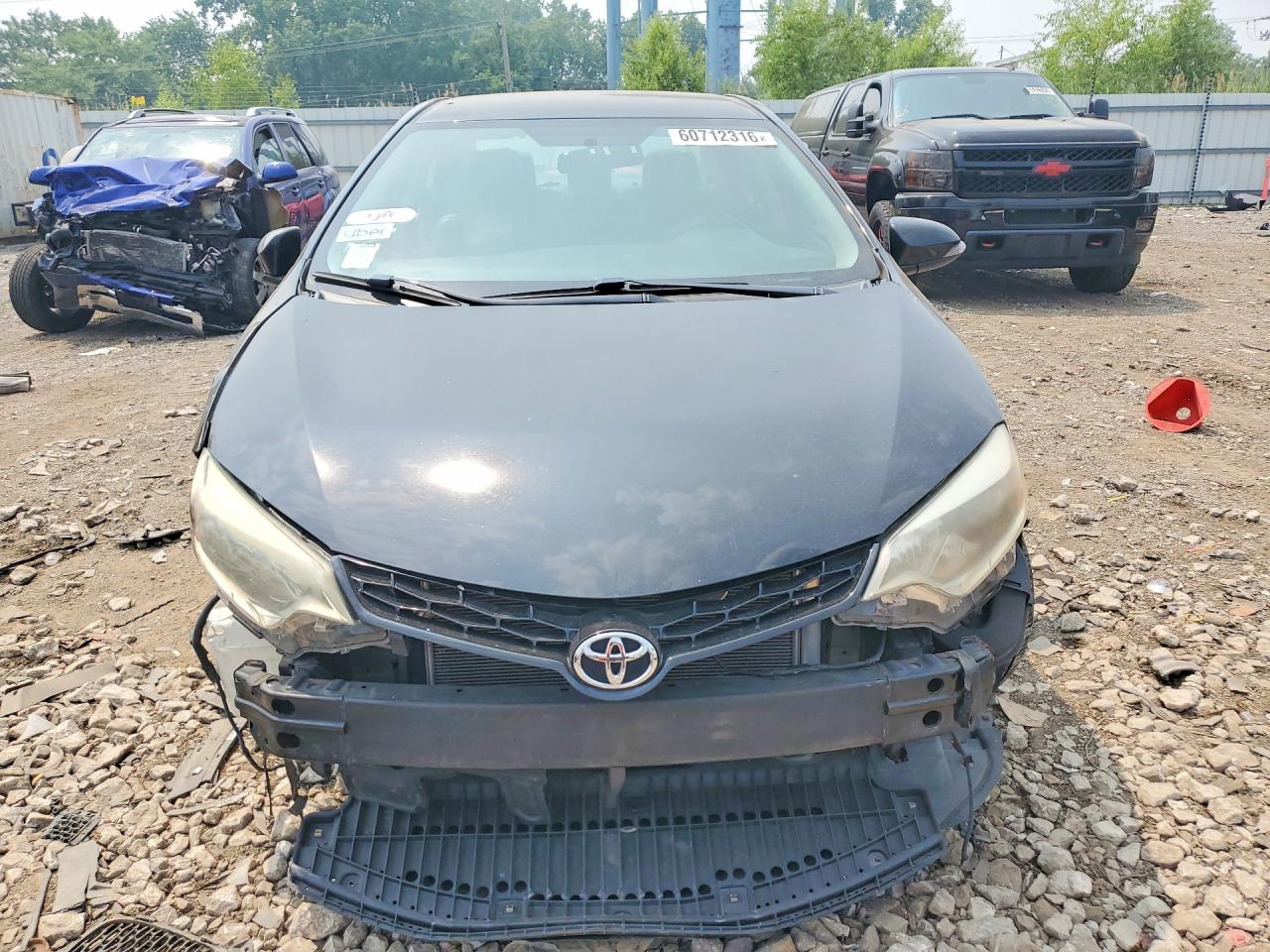 2015 Toyota Corolla S Plus Black vin: 2T1BURHE3FC462844