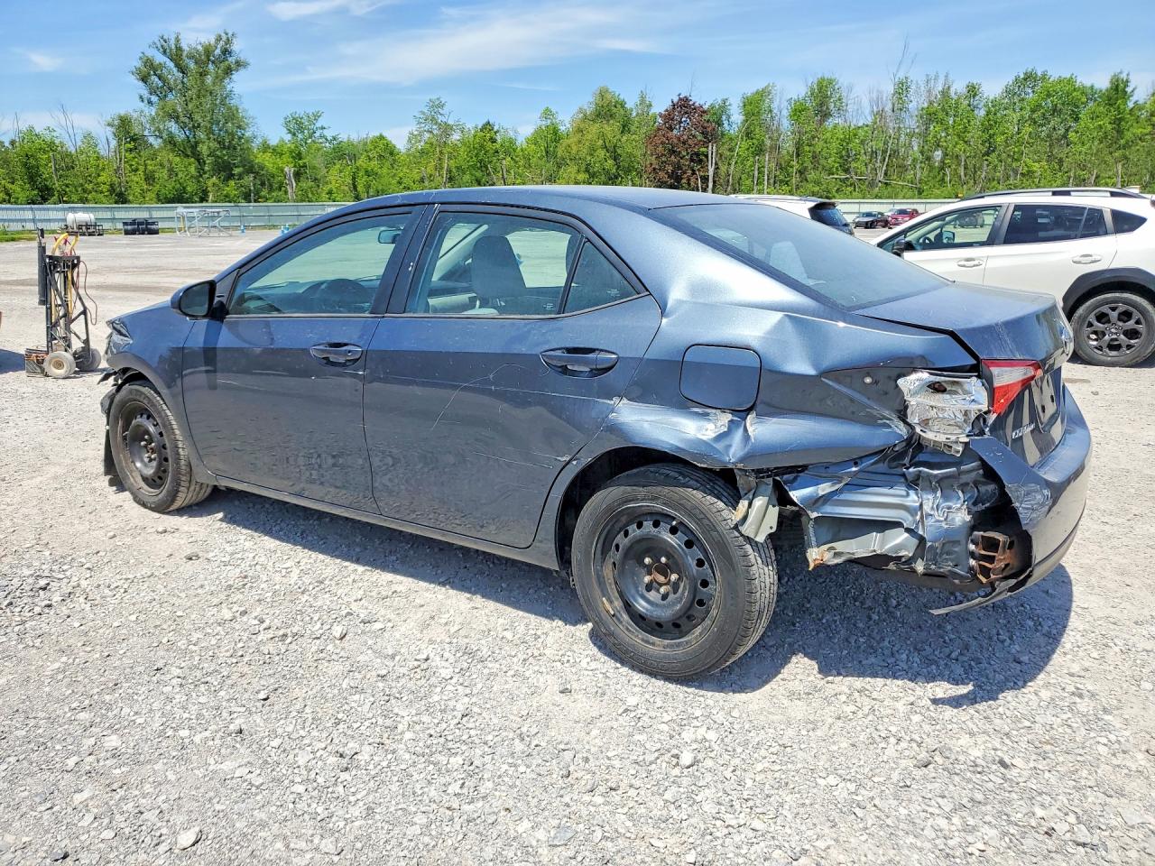 2015 Toyota Corolla Le Gray vin: 2T1BURHE3FC467350