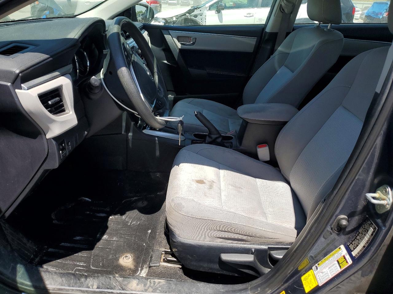 2015 Toyota Corolla Le Gray vin: 2T1BURHE3FC467350