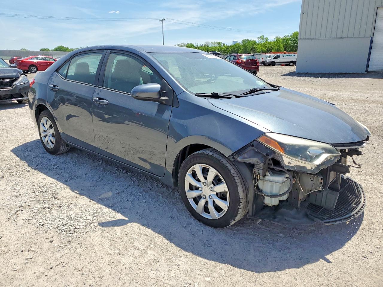 2015 Toyota Corolla Le Gray vin: 2T1BURHE3FC467350