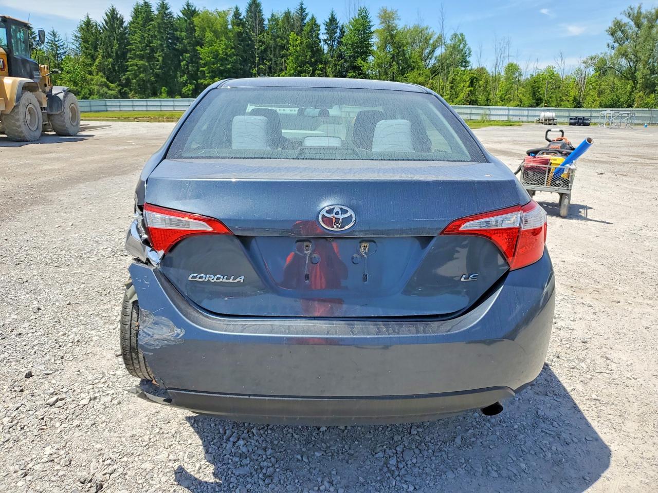 2015 Toyota Corolla Le Gray vin: 2T1BURHE3FC467350