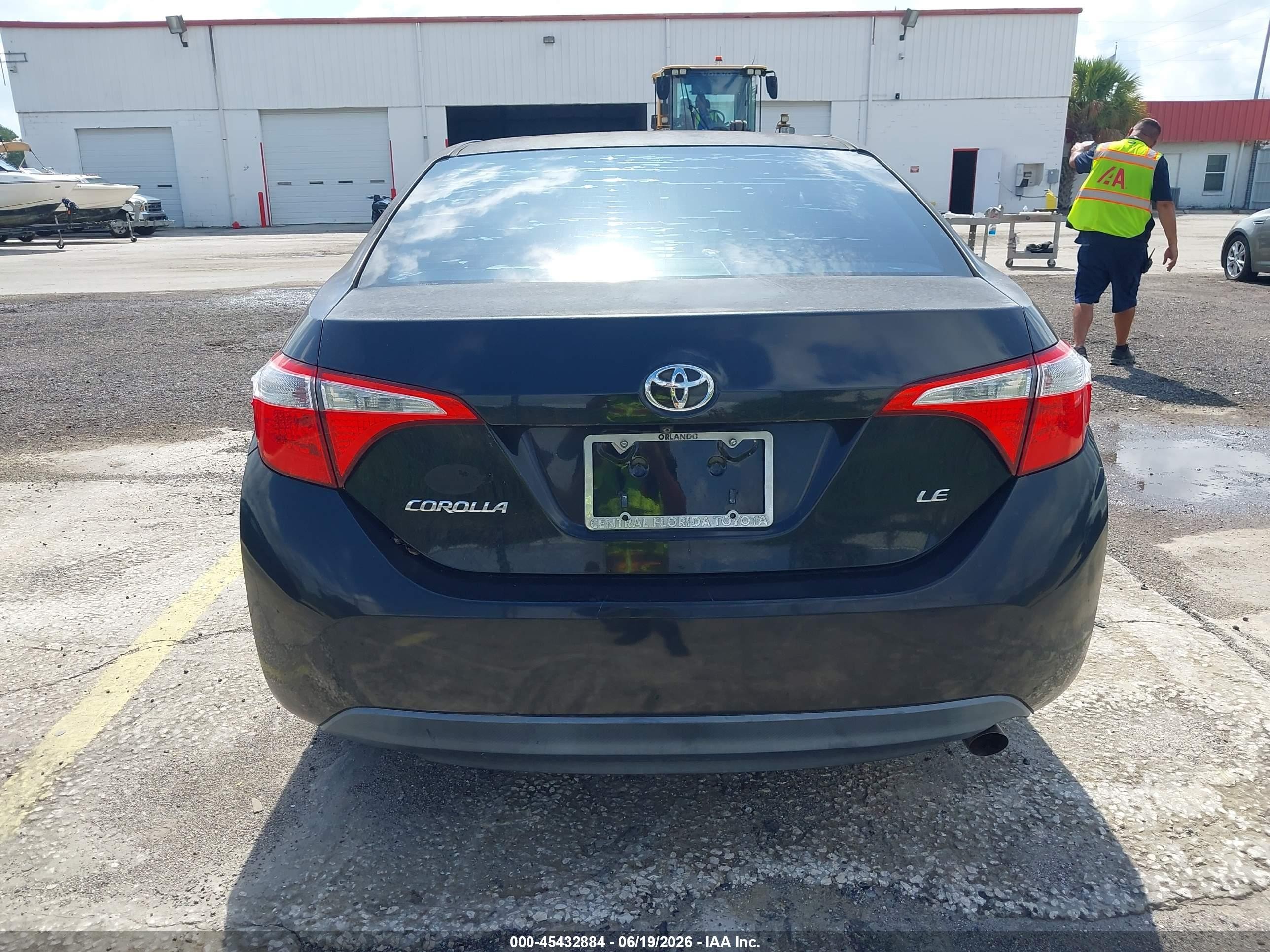 2015 Toyota Corolla Le Black vin: 2T1BURHE3FC473407