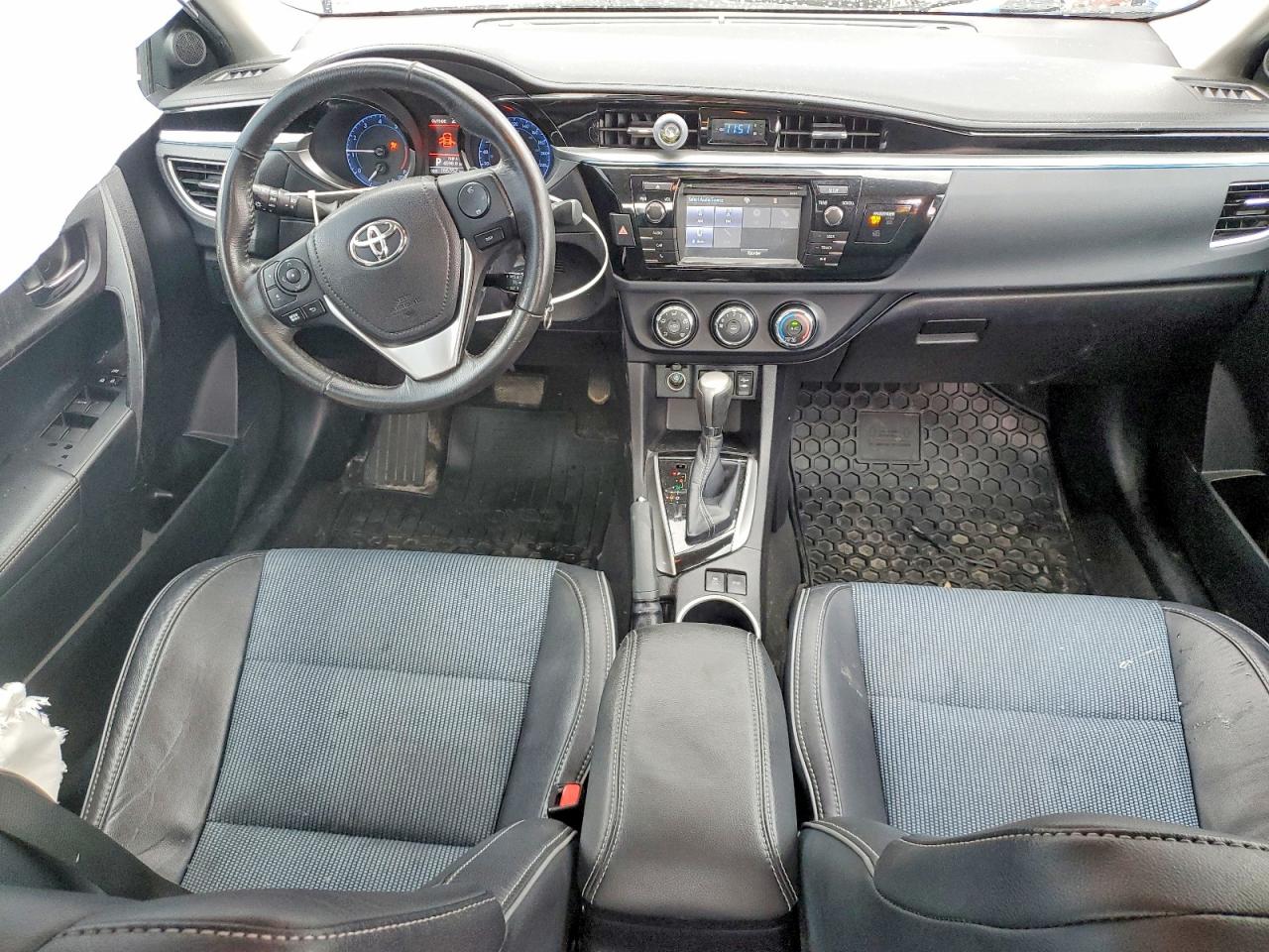 2015 Toyota Corolla L Blue vin: 2T1BURHE3FC477683