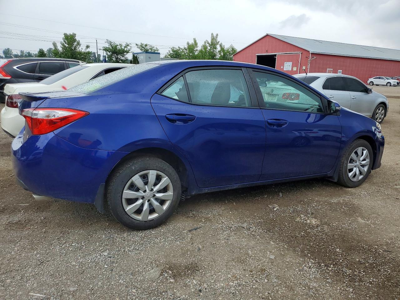 2015 Toyota Corolla L Blue vin: 2T1BURHE3FC477683