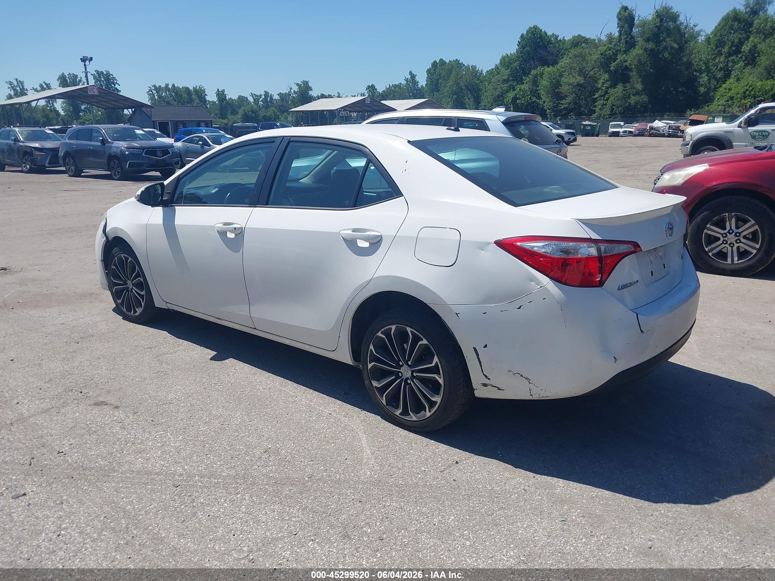 2016 Toyota Corolla S Premium White vin: 2T1BURHE3GC482304
