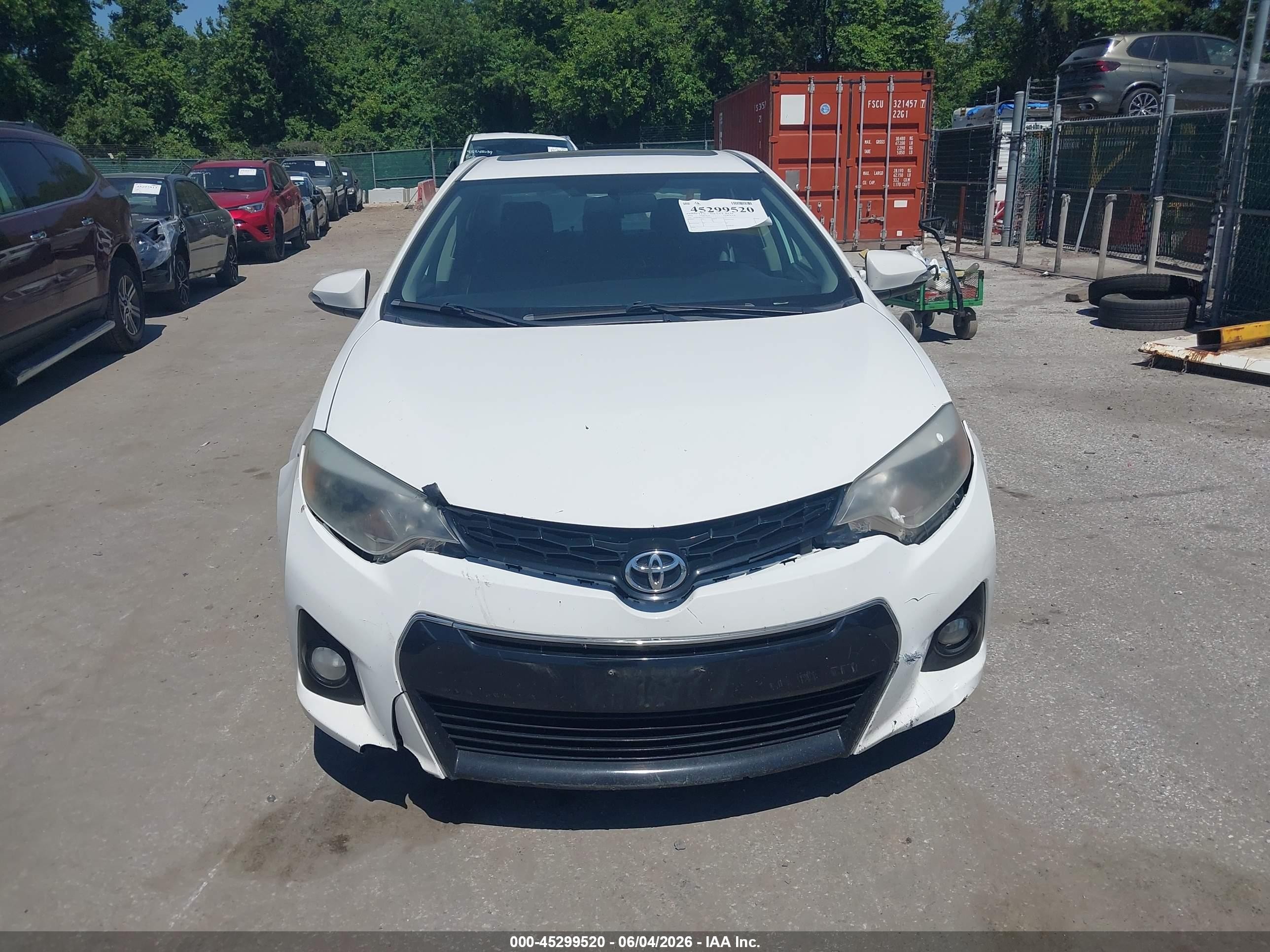 2016 Toyota Corolla S Premium White vin: 2T1BURHE3GC482304