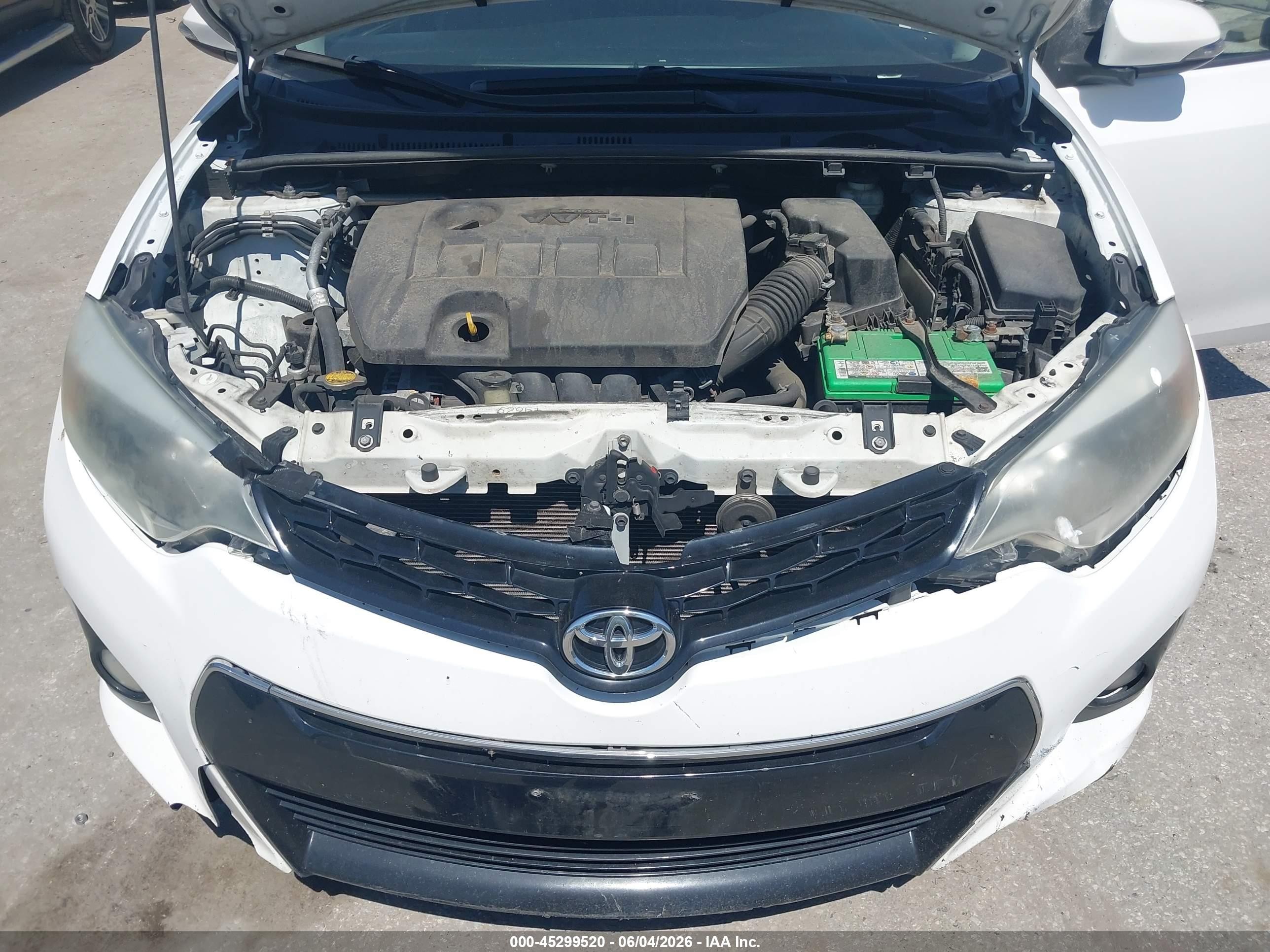 2016 Toyota Corolla S Premium White vin: 2T1BURHE3GC482304