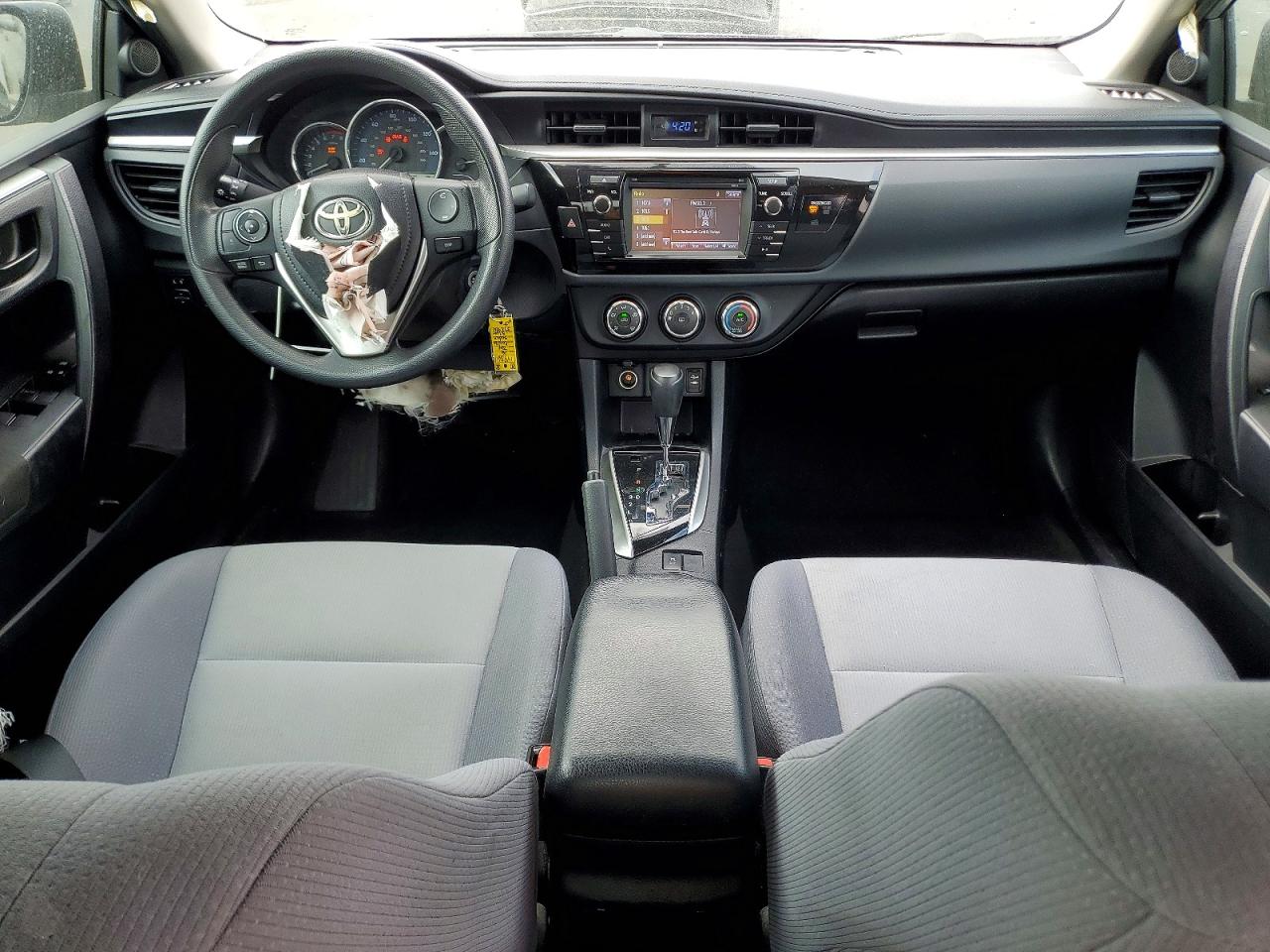 2016 Toyota Corolla L Silver vin: 2T1BURHE3GC572424